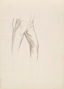 Unterkörper eines Mannes von Albert Edelfelt