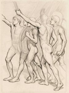 Nackte griechische Soldaten von Albert Edelfelt