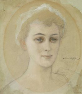 Porträtstudie der Baronin Naomi (Emi) de la Chapelle