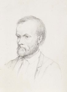 Porträt von Aleksis Kivi von Albert Edelfelt
