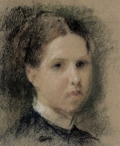 Porträt von Annie Edelfelt von Albert Edelfelt