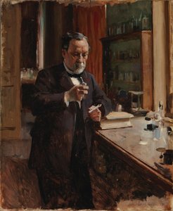Porträt von Louis Pasteur, Studie von Albert Edelfelt