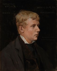 Der Künstler Aukusti Uotila, Studie für Herzog Karl beleidigt die Leiche von Klaus Fleming von Albert Edelfelt