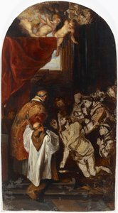 Die letzte heilige Kommunion des Heiligen Franziskus von Assisi, Kopie nach Rubens