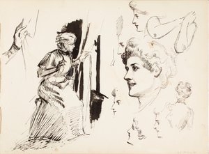 Ohne Titel von Albert Edelfelt
