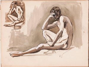 Ohne Titel von Albert Edelfelt