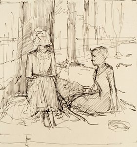 Ohne Titel von Albert Edelfelt