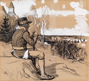 Ohne Titel von Albert Edelfelt