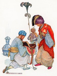 Sindbad stellte sie dem König vor