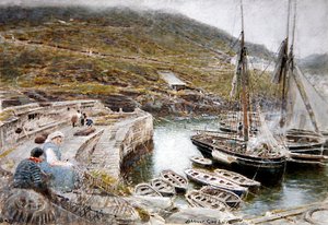 Boscastle von Albert Goodwin