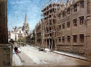 Oriel College, Oxford von Albert Goodwin