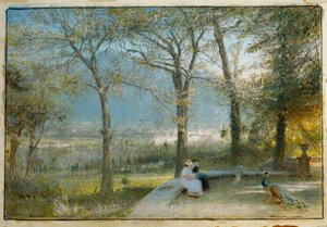 Die Gärten, Pallanza, Lago Maggiore von Albert Goodwin