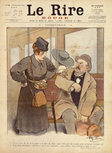 Der Zugführer, Karikatur aus Le Rire Rouge, 27. November 1915