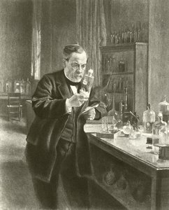 Dr. Louis Pasteur in seinem Labor