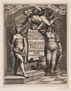 Titelblatt zu Simon Paulli, "Quadripartitum Botanicum", 1667