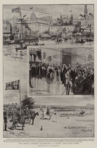 Die Geburtstagsfeier der Königin in Sydney, New South Wales von Albert Henry Fullwood