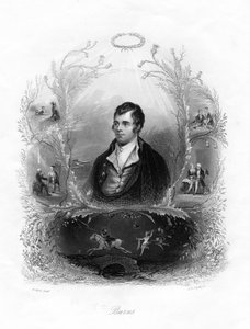 Robert Burns, schottischer Dichter, 19. Jahrhundert