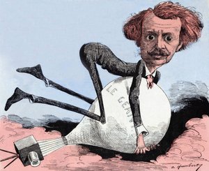 Karikatur von Nadar von Albert Humbert