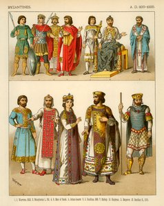 Byzantinische Kostüme 800-1000 n. Chr.