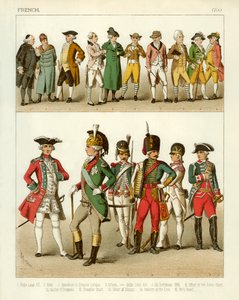 Französische Tracht 1700 von Albert Kretschmer