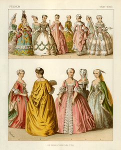Französische Kostüme 1700-1750 von Albert Kretschmer
