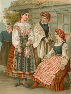 Deutsche Tracht, Litauen von Albert Kretschmer