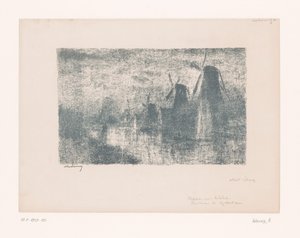Mühlen an der Schie bei Rotterdam
