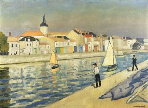 Angler in Chaume von Albert Marquet