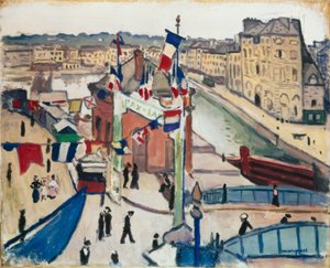Der 14. Juli in Le Havre von Albert Marquet