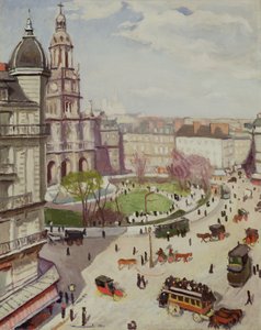 Le Square de la Trinité, Sonnenlicht von Albert Marquet