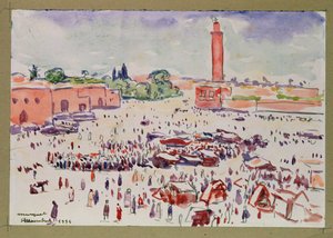 Marrakesch von Albert Marquet
