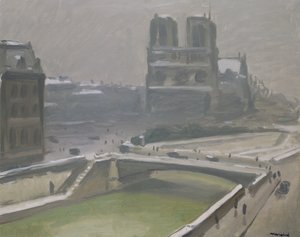 Notre Dame im Schnee, nach 1912