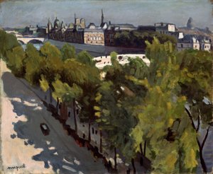 Quai du Louvre und Pont Neuf, 1906 von Albert Marquet