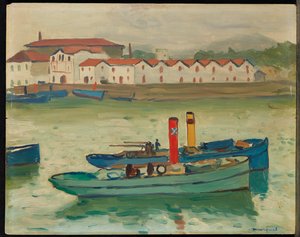 Saint-Jean-de-Luz, Fischerboot von Albert Marquet