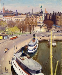 Der Hafen von Stockholm von Albert Marquet