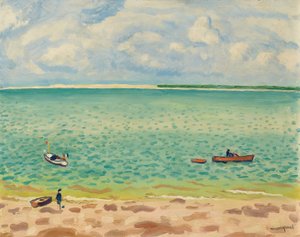 Der Strand, Le Pyla von Albert Marquet