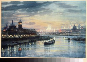 Beleuchtung in Moskau