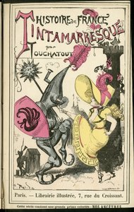 Illustration von Albert Robida in Histoire de France tintamarresque, ca. 1880 - Geschichte, Tanz