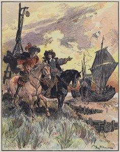 Illustration für Le Capitaine Bellormeau von und illustriert von A Robida