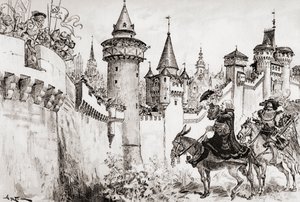 Die Ansprache von Ulric Gallet an Picrochole