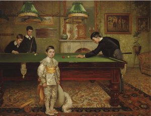 Billardzimmer, 1902