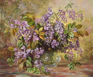 Bezaubernde Junizeit-Wisteria