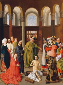 Die Auferweckung des Lazarus, ca. 1455 von Albert van Ouwater