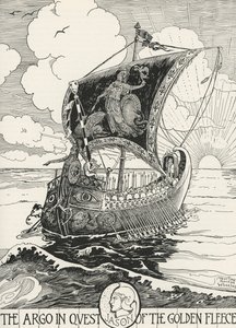Jason und die Argonauten auf der Argo von Albertine Randall Wheelan