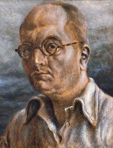 Selbstporträt, von Alberto Savinio (1891-1952). Italien, 20. Jahrhundert. von Alberto  Savinio