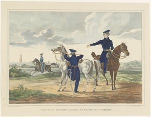Freiwillige Ruhebewahrer zu Pferd von Utrecht, 1830