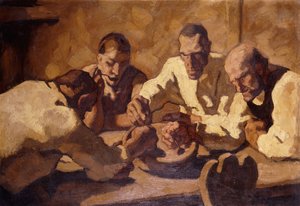 Das Mahl von Albin Egger Lienz