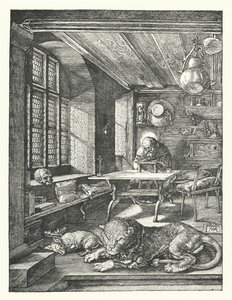 St. Hieronymus in seinem Studierzimmer