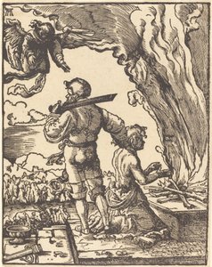 Abrahams Opfer von Albrecht Altdorfer