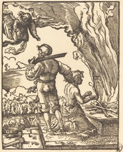 Abrahams Opfer von Albrecht Altdorfer